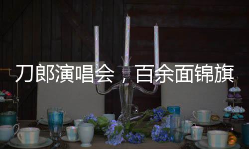 刀郎演唱会，百余面锦旗映辉现场，应援排面震撼人心