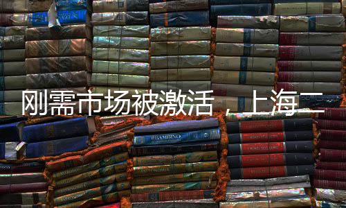 刚需市场被激活，上海二手房单日成交量屡攀新高