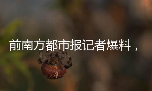 前南方都市报记者爆料，电视剧漂白抄袭现象亟待关注