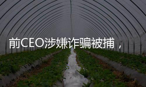 前CEO涉嫌诈骗被捕，企业信誉崩塌