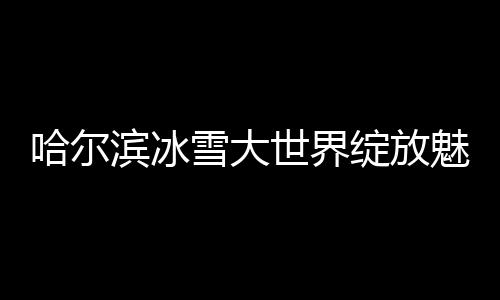 哈尔滨冰雪大世界绽放魅力，52天吸引超300万游客畅游冰雪奇缘