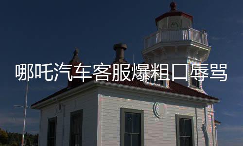 哪吒汽车客服爆粗口辱骂车主事件引发社会关注