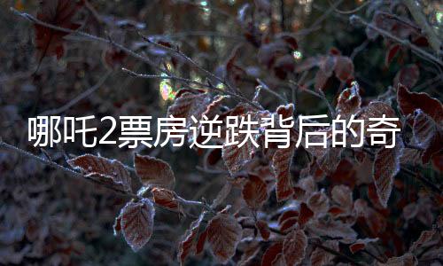 哪吒2票房逆跌背后的奇迹与挑战