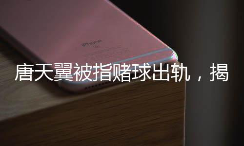 唐天翼被指赌球出轨，揭秘事件背后的真相