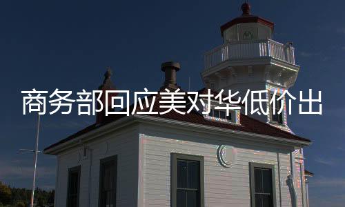 商务部回应美对华低价出口芯片事件，维护市场公平竞争秩序