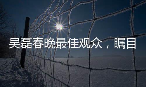 吴磊春晚最佳观众，瞩目之处展现深度欣赏力