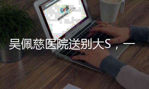 吴佩慈医院送别大S，一段深情的友谊与无尽的哀思