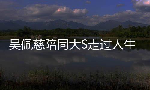 吴佩慈陪同大S走过人生重要时刻——医院送行的深情纪实