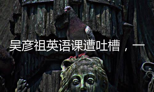 吴彦祖英语课遭吐槽，一起探讨英语学习的难点与挑战
