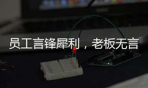 员工言锋犀利，老板无言应对——一场职场中的对话风暴