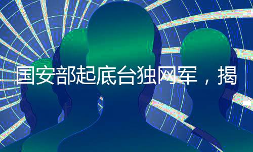国安部起底台独网军，揭秘台湾分裂势力的网络渗透行动