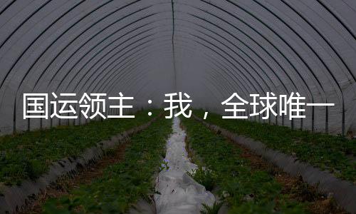 国运领主：我，全球唯一充值玩家