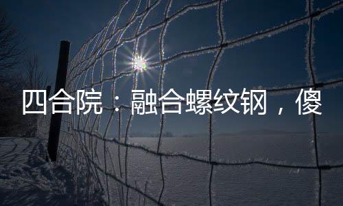四合院：融合螺纹钢，傻柱踢断腿