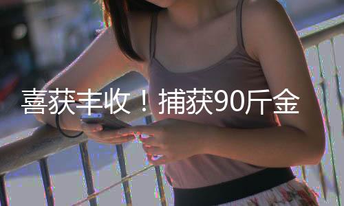 喜获丰收！捕获90斤金黄色鲢鳙鱼