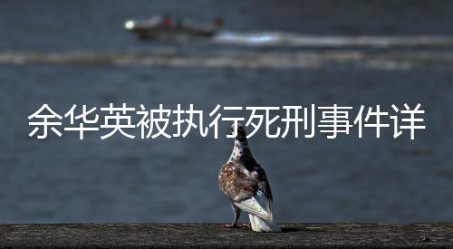 余华英被执行死刑事件详解