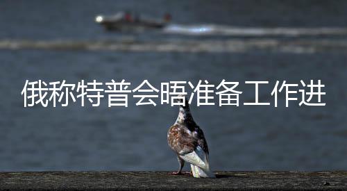 俄称特普会晤准备工作进入后期阶段