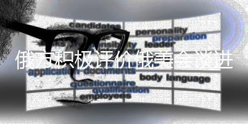 俄方积极评价俄美会谈进展，称进展顺利不错