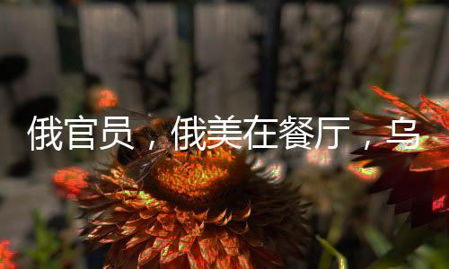 俄官员，俄美在餐厅，乌欧都在菜单上——全球大国关系的微妙观察