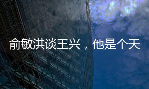 俞敏洪谈王兴，他是个天才