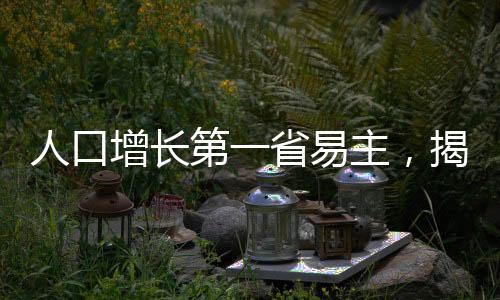 人口增长第一省易主，揭示新时代的人口迁徙趋势与挑战