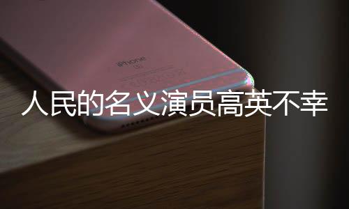 人民的名义演员高英不幸离世