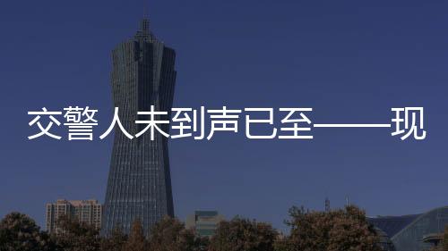 交警人未到声已至——现代化警务信息化下的‘先声夺人’处理模式