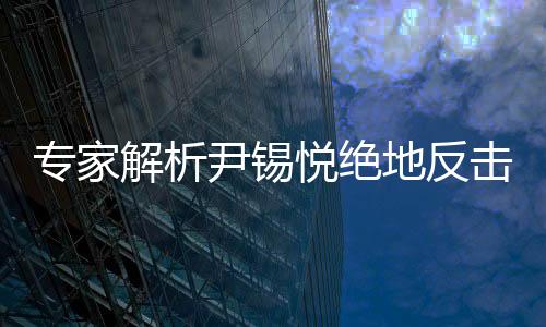 专家解析尹锡悦绝地反击前景，机会渺茫