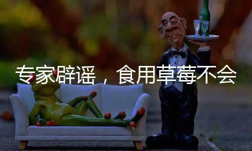 专家辟谣，食用草莓不会引发草莓瘟