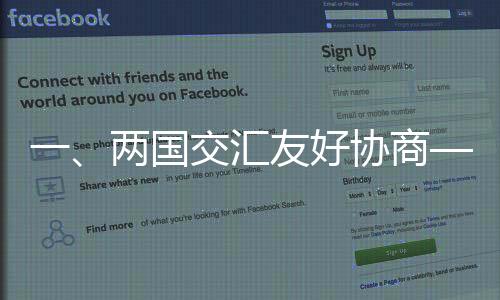 一、两国交汇友好协商——王毅与拉夫罗夫相聚商讨前景展
