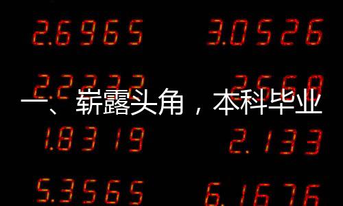 一、崭露头角，本科毕业生的军旅荣耀之路——立一等功