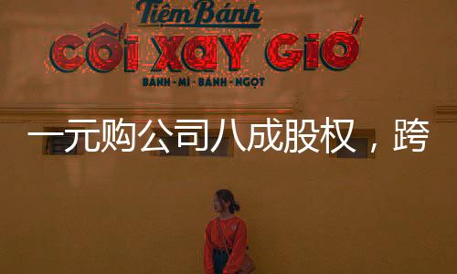 一元购公司八成股权，跨界投资的神秘魔力