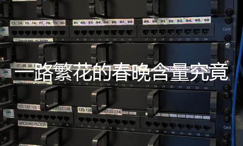 一路繁花的春晚含量究竟有多高？