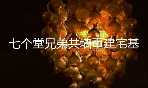 七个堂兄弟共墙重建宅基地，一段传统与现代融合的乡村故事