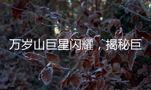 万岁山巨星闪耀，揭秘巨人演员的成长之路与走红背后的故事