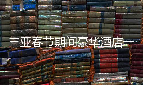 三亚春节期间豪华酒店一晚达二十万预订一空——度假热地的盛况