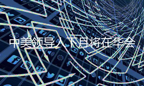 中美领导人下月将在华会晤？中方回应