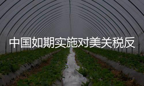 中国如期实施对美关税反制背后的深层含义解读