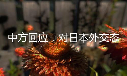 中方回应，对日本外交态度将更加严厉