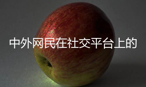 中外网民在社交平台上的热情互动