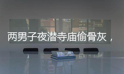 两男子夜潜寺庙偷骨灰，引发社会广泛关注