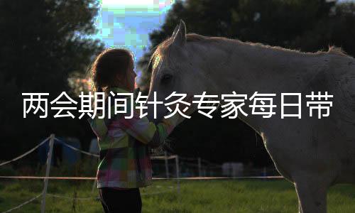 两会期间针灸专家每日带包亮相，施展妙手三千余针显神奇