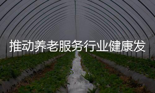推动养老服务行业健康发展 四项行业标准今起实施
