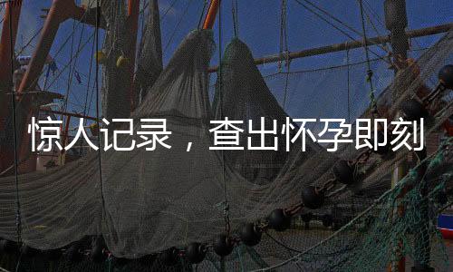 惊人记录，查出怀孕即刻诞生，7号到生产成时间浓缩之谜——育儿新时代的奇迹篇章