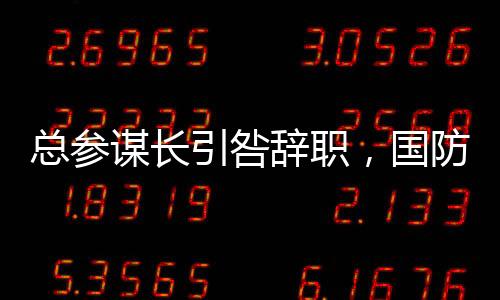 总参谋长引咎辞职，国防安全再启新征程