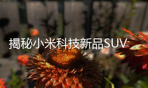 揭秘小米科技新品SUV车标之谜，雷军确认SU7 Ultra车标采用真金打造