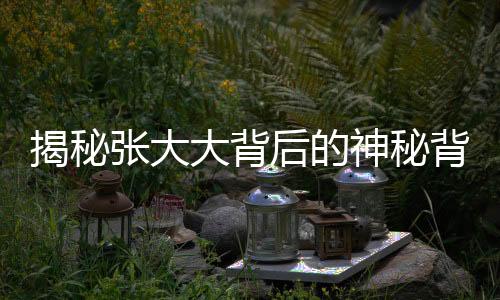 揭秘张大大背后的神秘背景，妖怪爆料引发关注热议