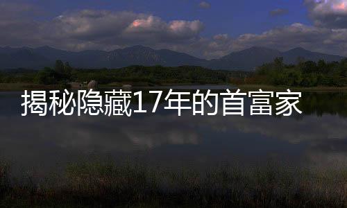 揭秘隐藏17年的首富家族传奇故事