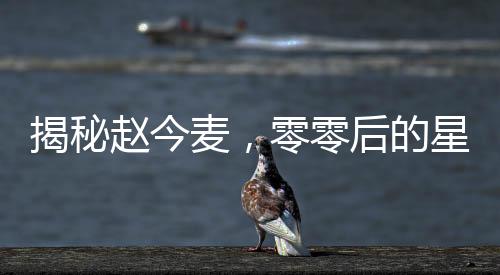 揭秘赵今麦，零零后的星途之路与所谓的黑历史真相