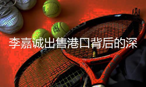 李嘉诚出售港口背后的深层次因素及未来影响分析