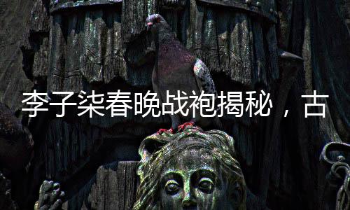 李子柒春晚战袍揭秘，古典与现代的完美融合